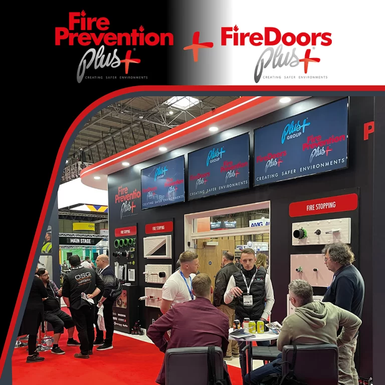 Fire Safety Event exhibition stand during event final day