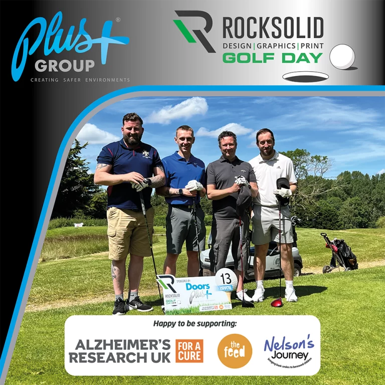 Golfers at Charity Golf Day organised by Rock Solid